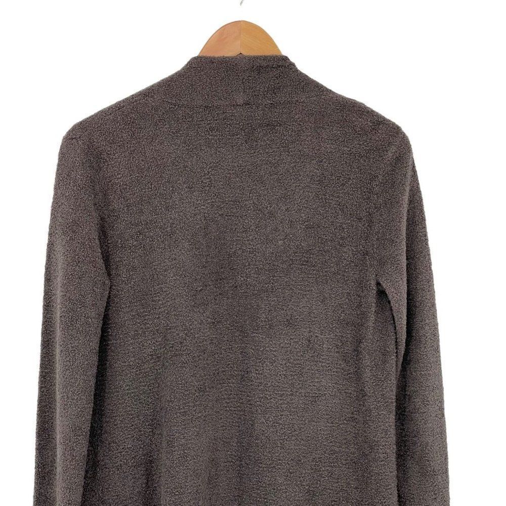 Barefoot Dreams‎ Cozy Chic Lite Island Wrap Cardigan Sweater Carbon Gray S/M - Picture 9 of 12